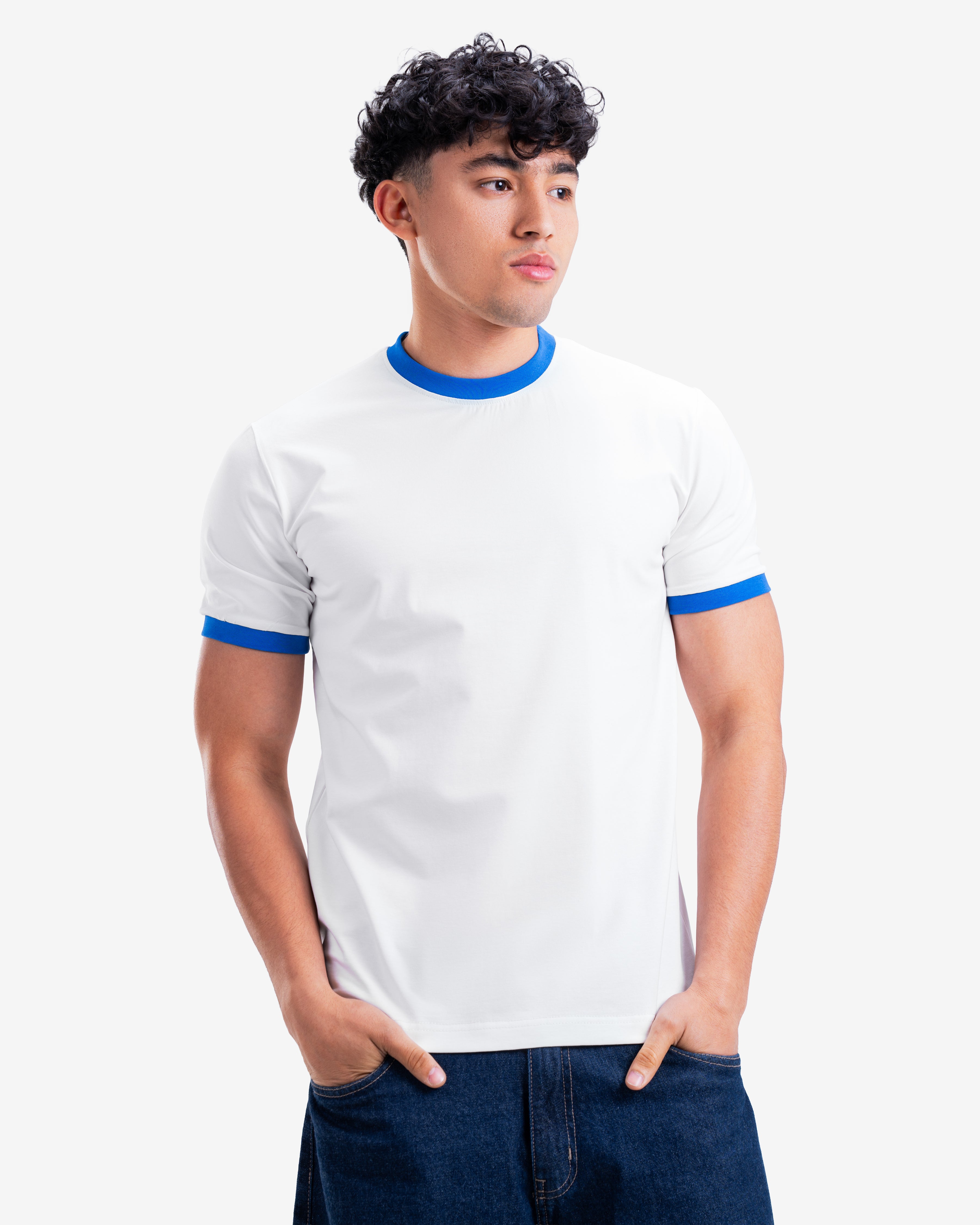 White Ringer T-Shirt