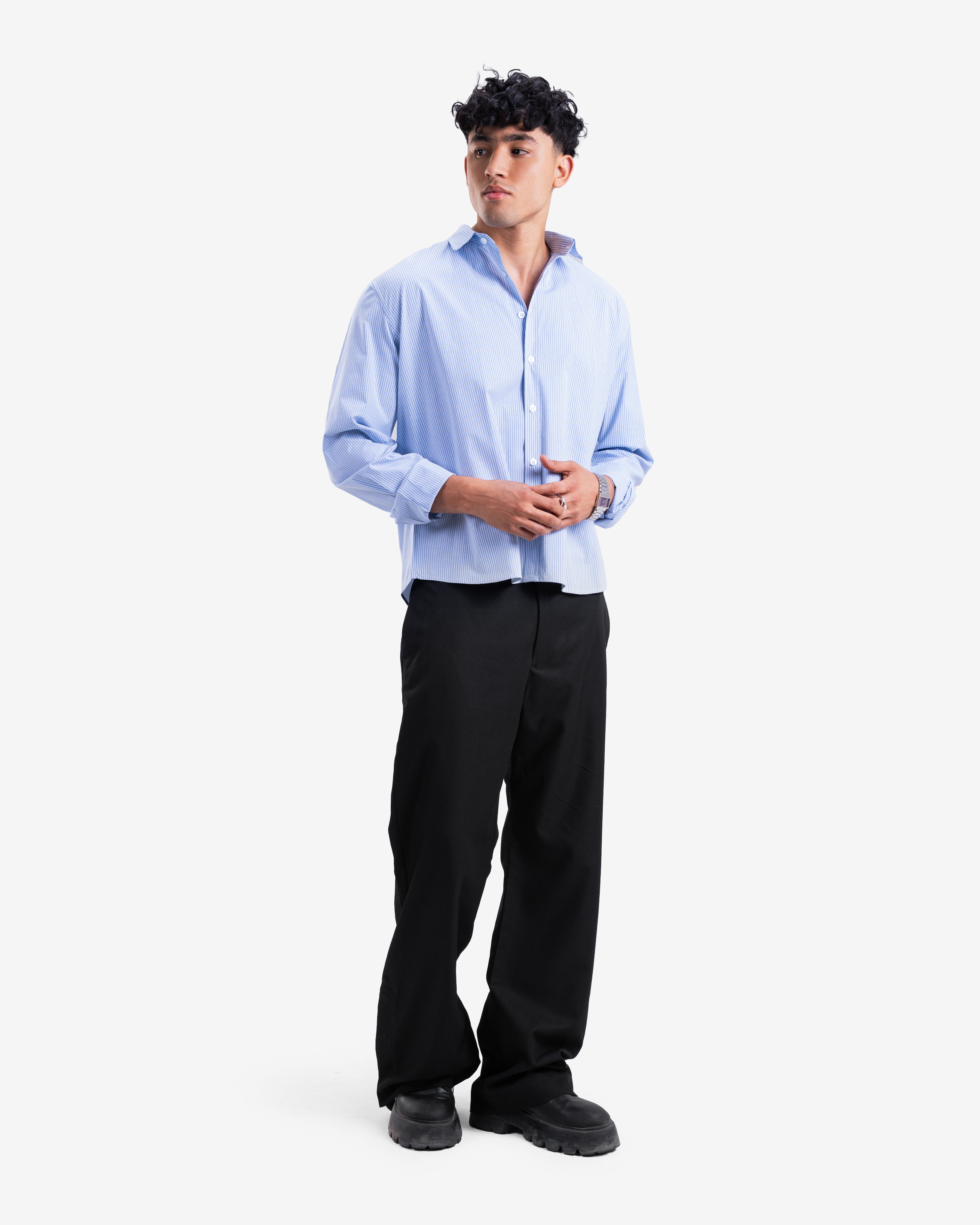 Blue Striped Shirt