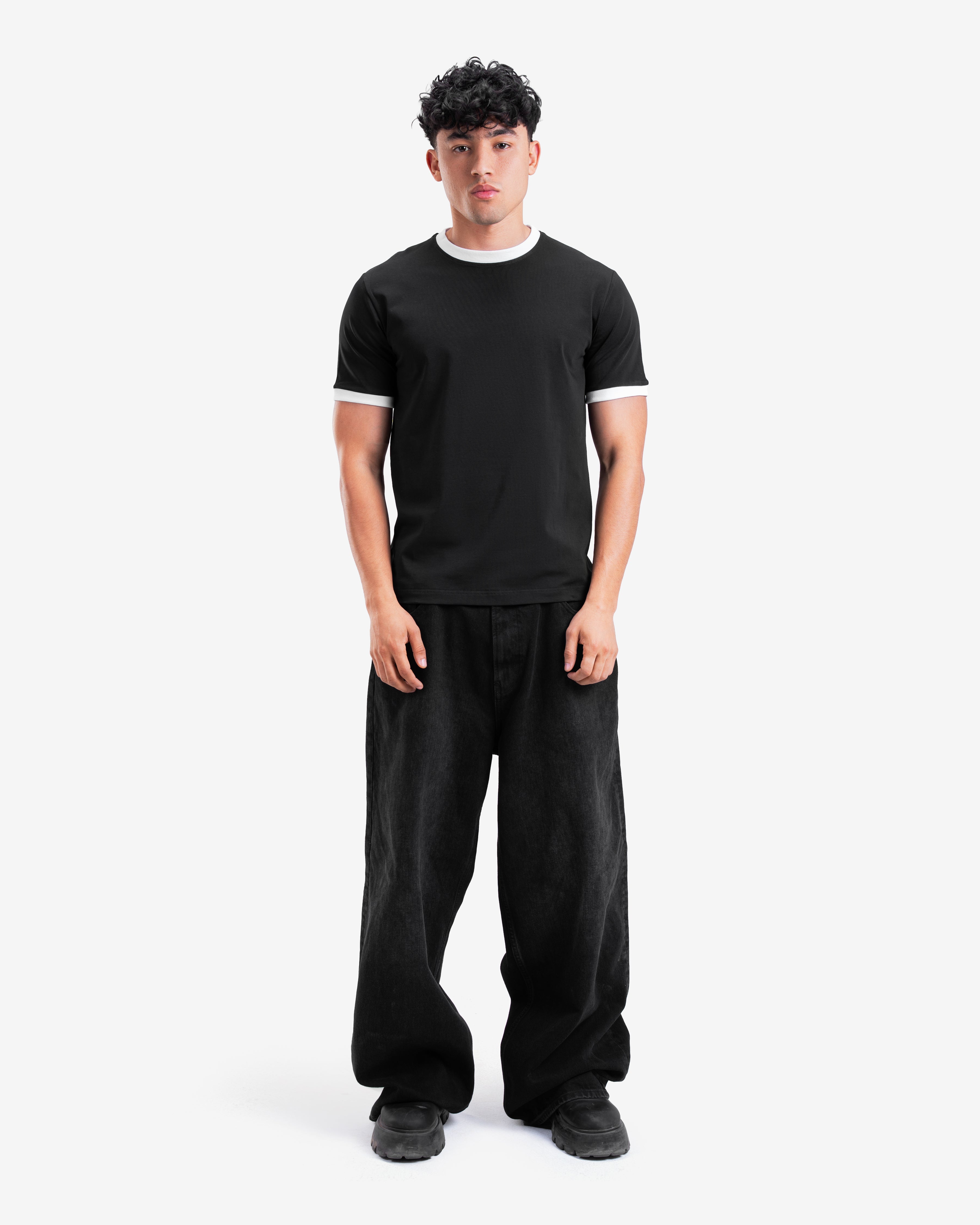 Black Ringer T-Shirt