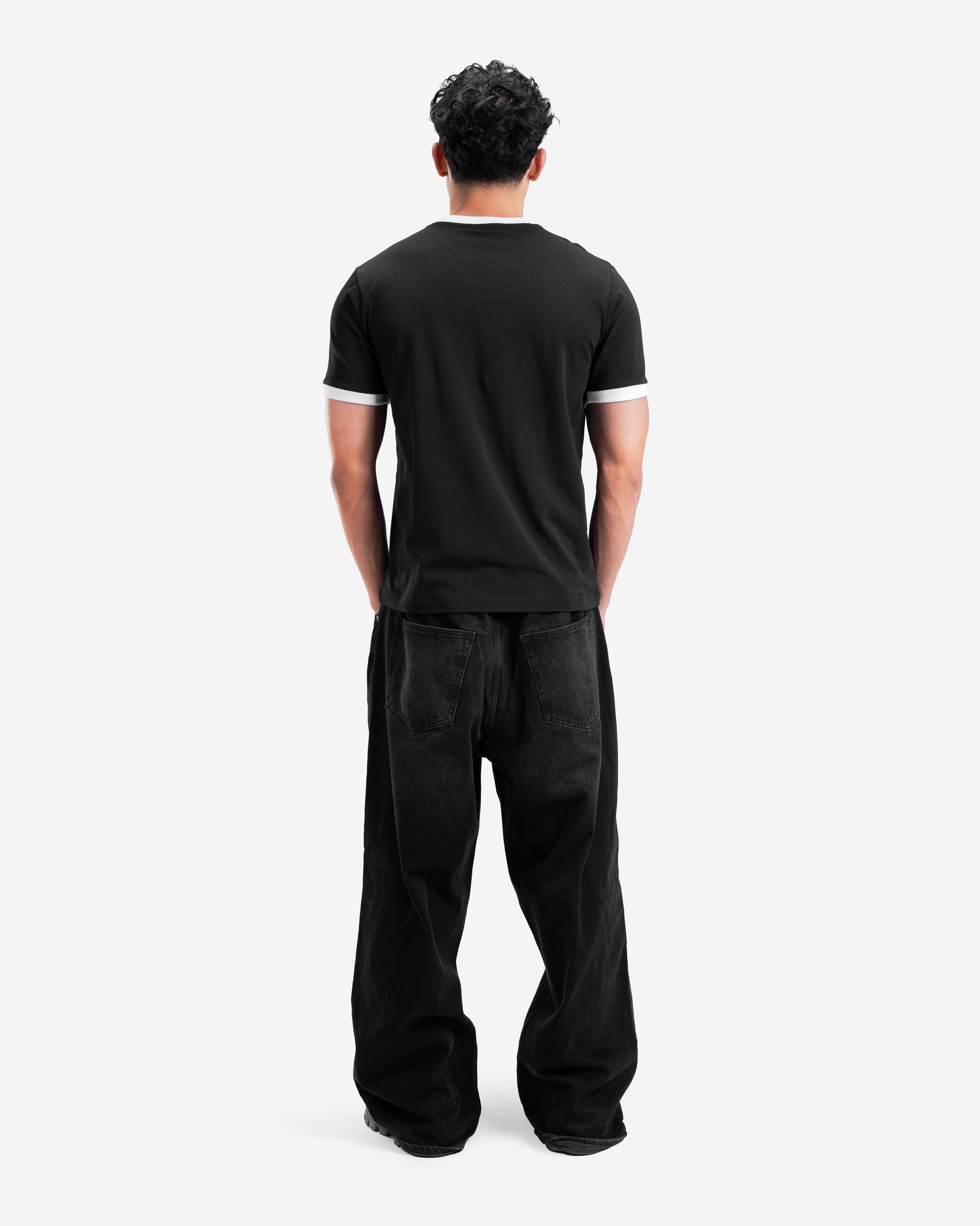 Black Ringer T-Shirt